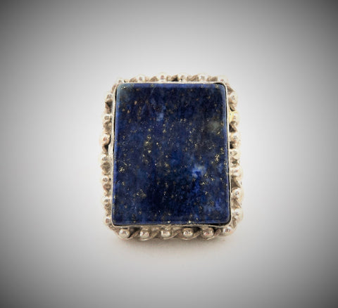 Sterling Silver and Lapiz Lazuli Ring