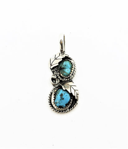 Silver and Turquoise Pendant