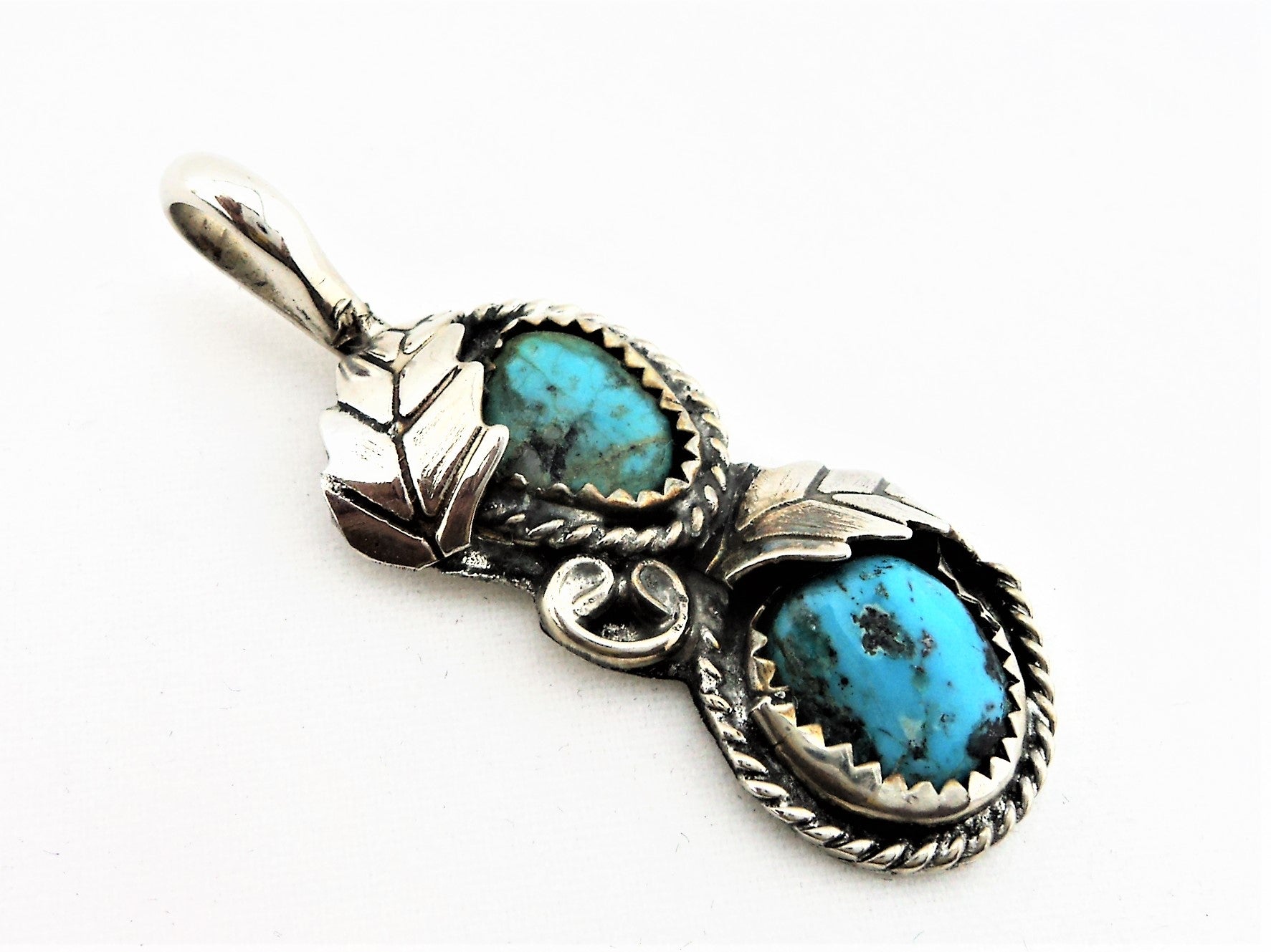 Silver and Turquoise Pendant