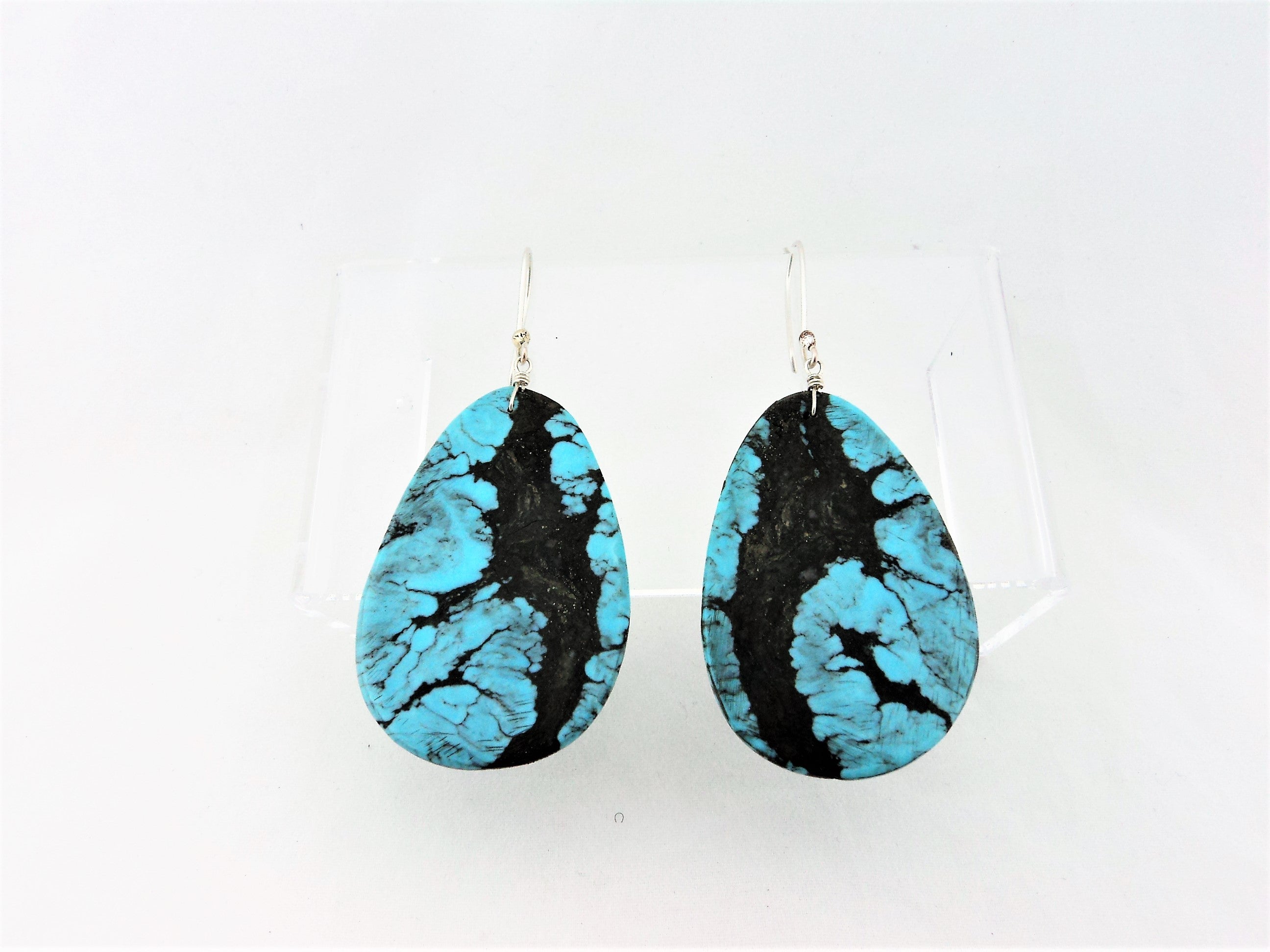 Santo Domingo Turquoise Wafer Earrings