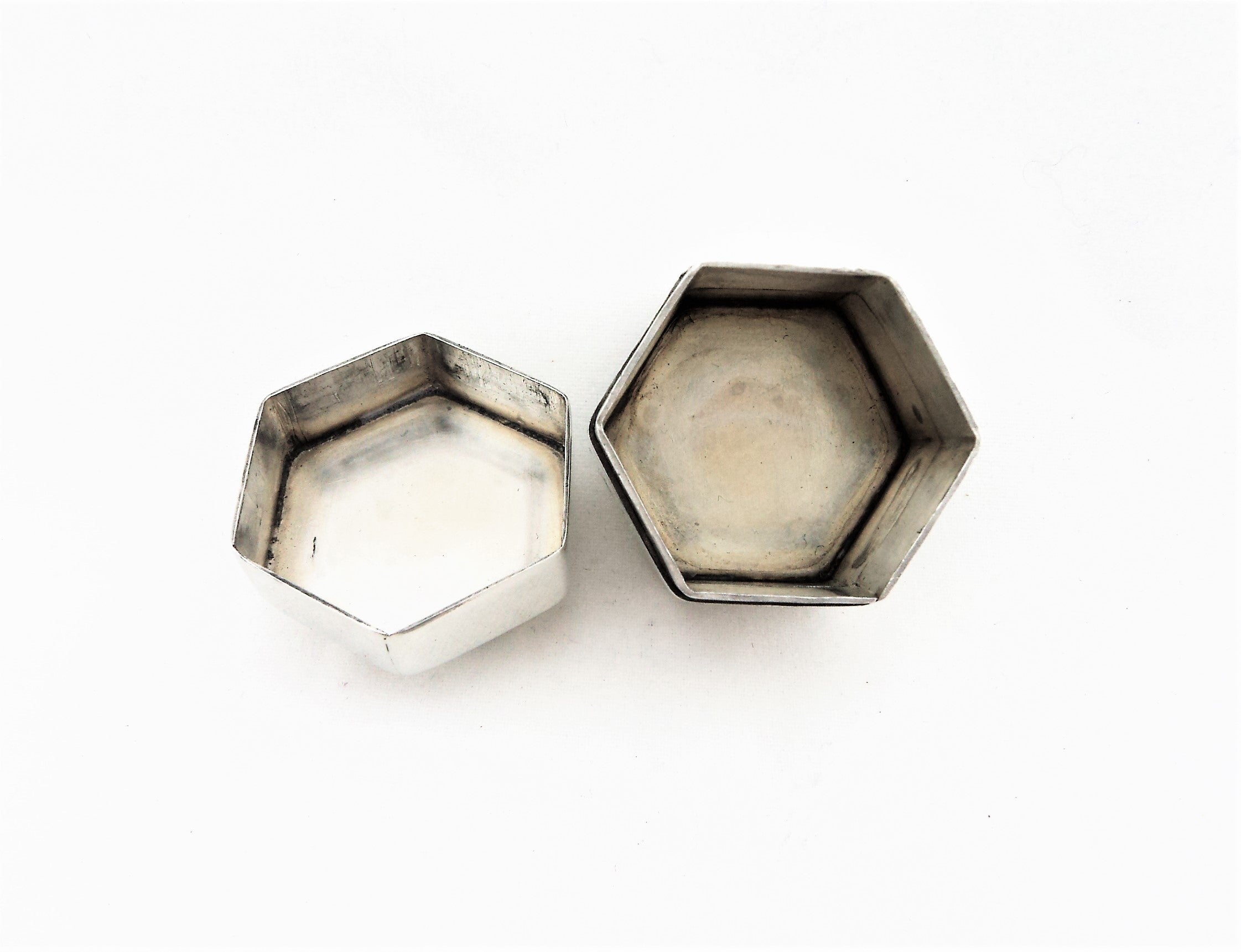 Sterling Silver Hexagonal Box