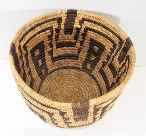 1960s Tohono O'odham Cylinder Basket