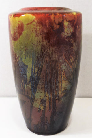 Royal Doulton Flambe Vase Signed Harry Nixon