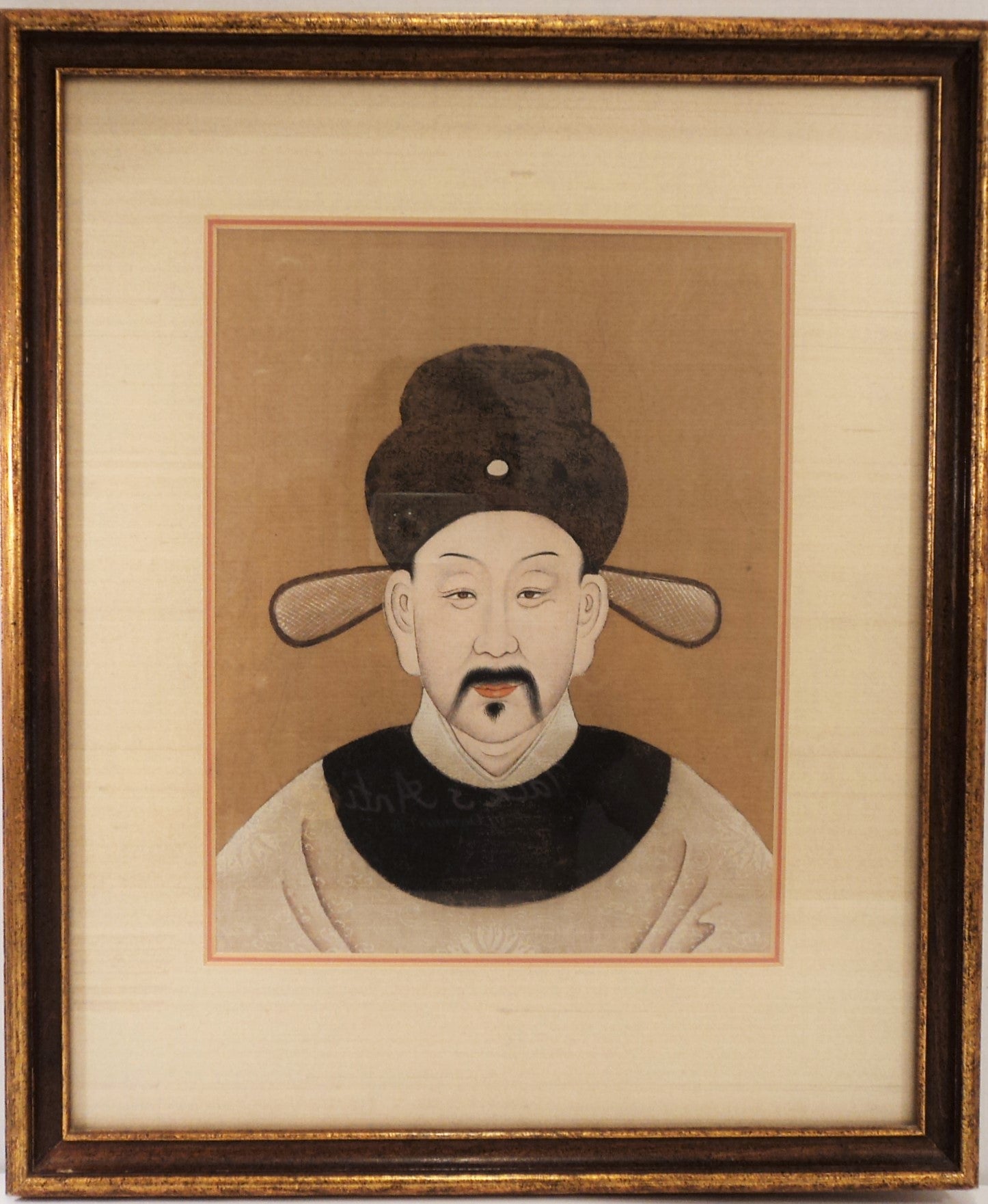 19th C. Northern Chinese Elders Portrait Painting on Silk