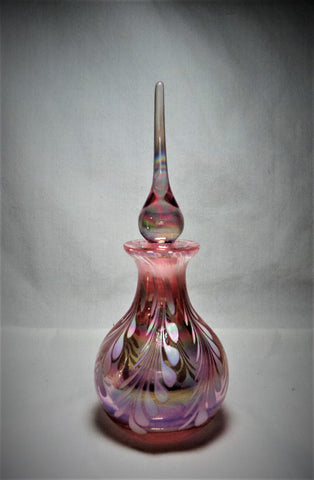 Shell Pink Iridescent Perfume Bottle