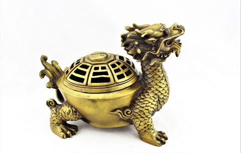 Brass Dragon Censer