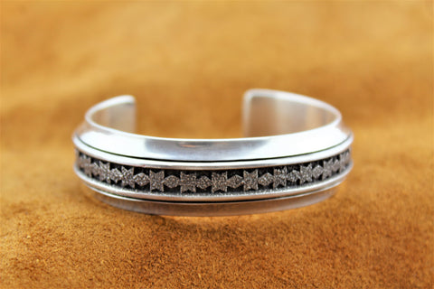 Silver Overlay Cuff