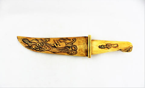 Hand Carved Bone Dagger