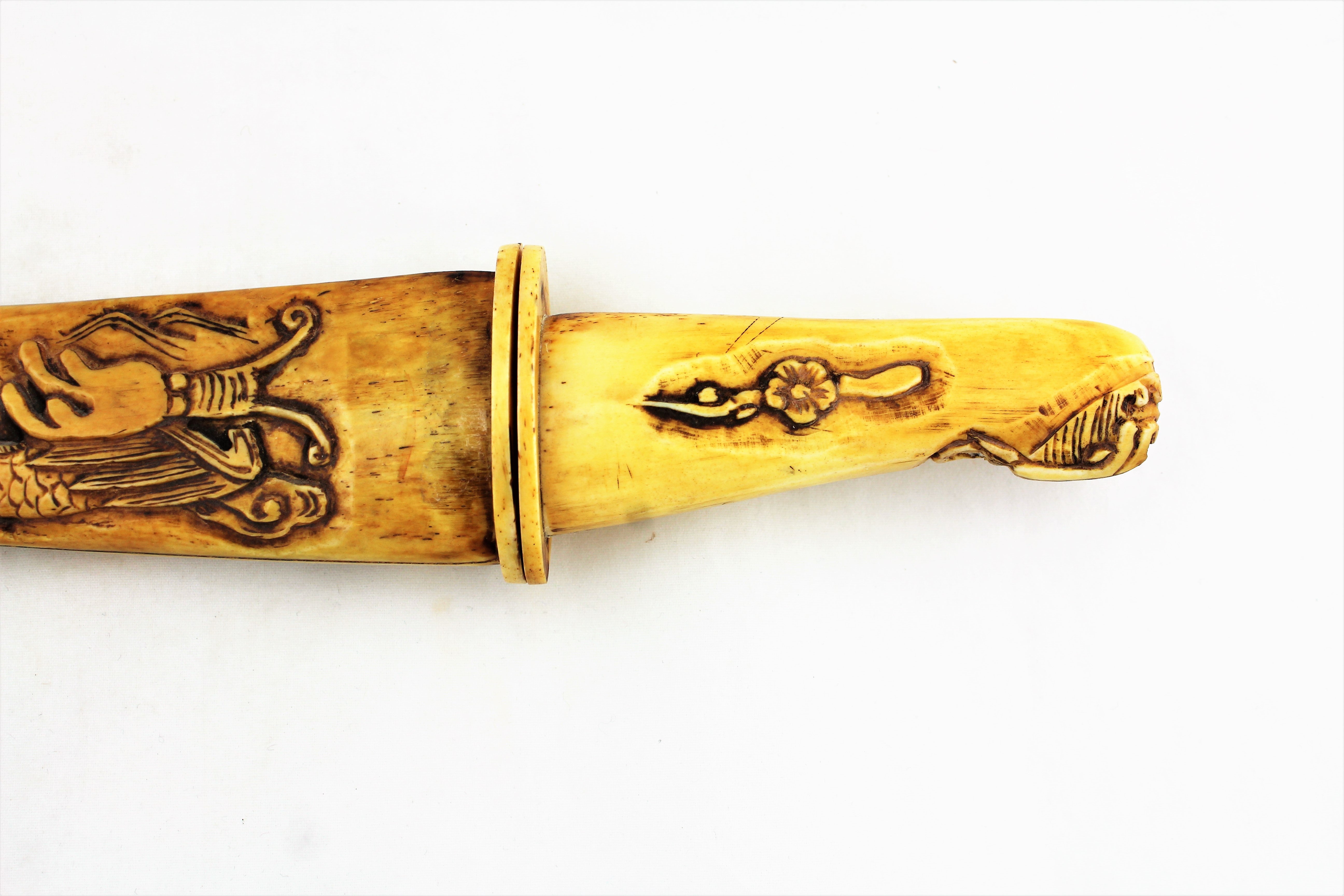 Hand Carved Bone Dagger