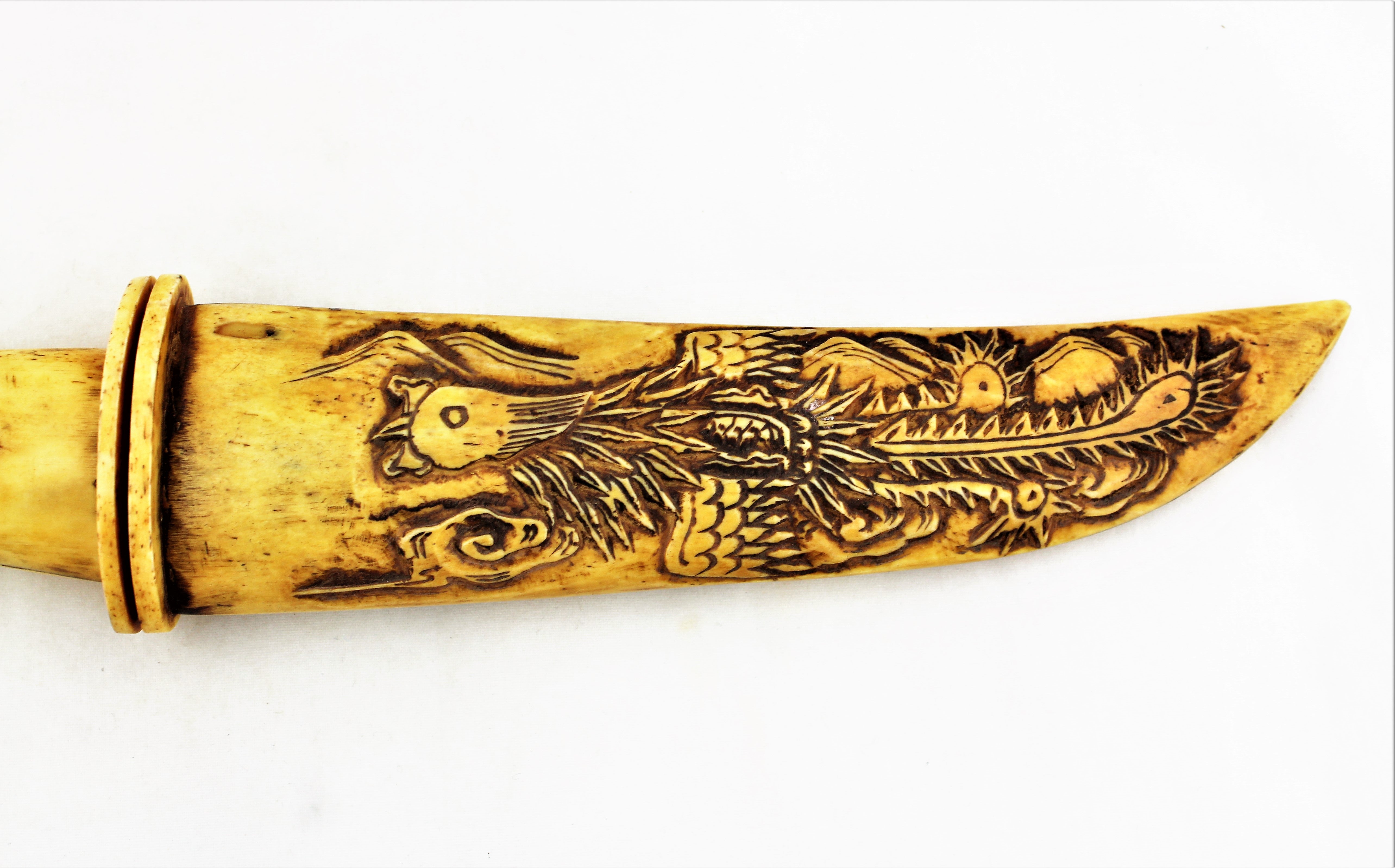 Hand Carved Bone Dagger