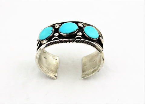 Sterling Silver Turquoise Bracelet