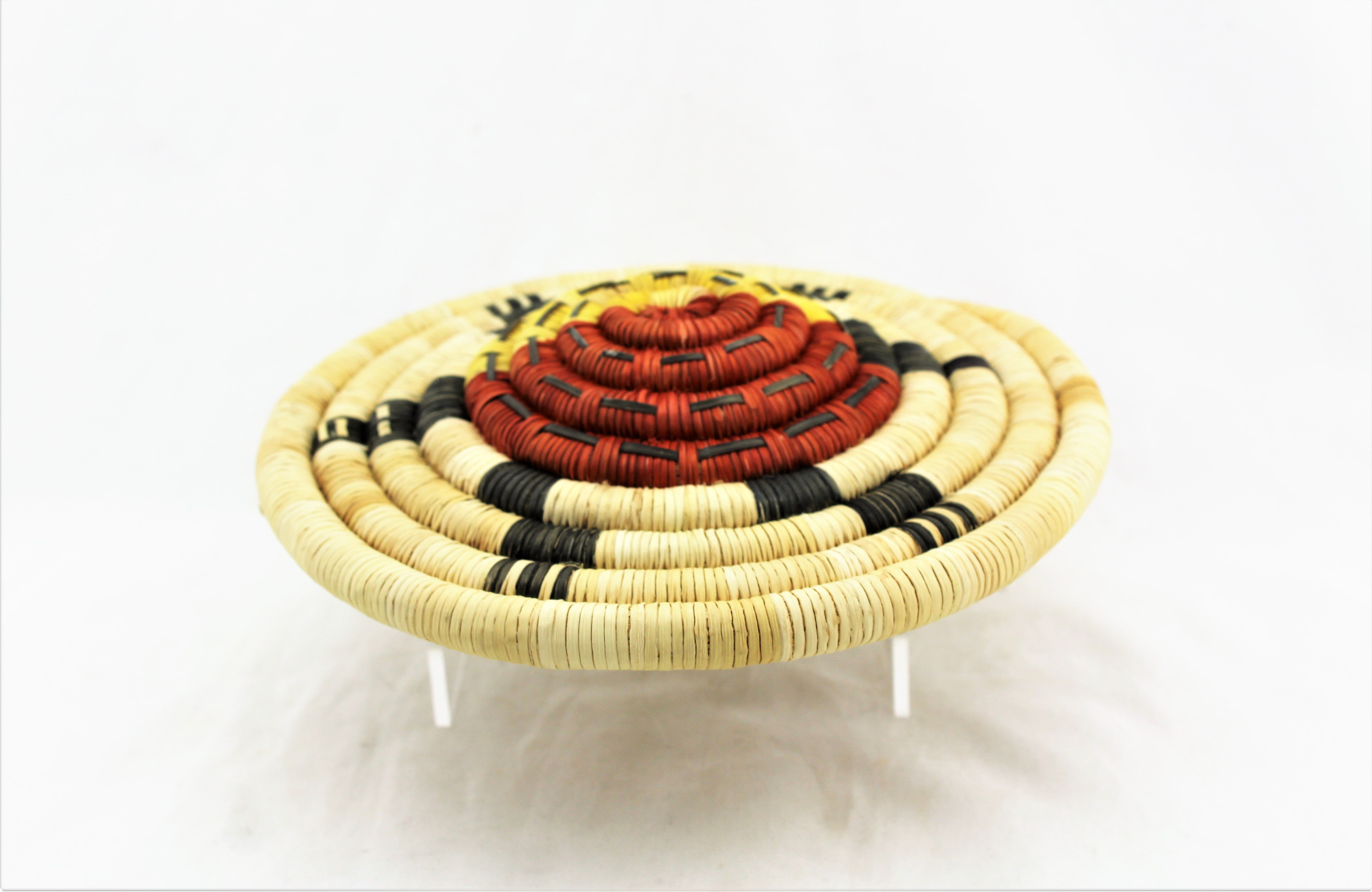 Raised Turtle Hopi Coil Plaque