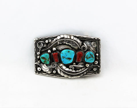 Justin Morris Navajo Belt Buckle