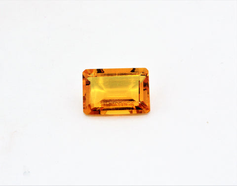 Certified Emerald Cut Citrine