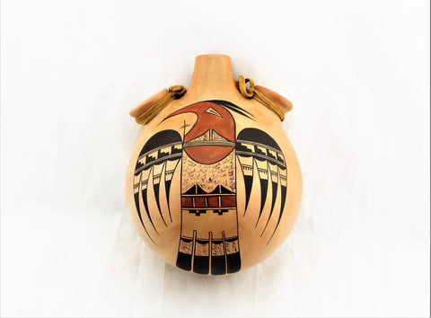 Jean Sahmie Hopi Pottery Canteen