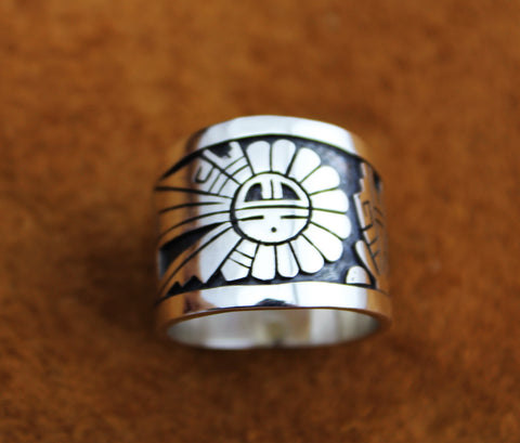 Berra Tawahongva Sunface Ring