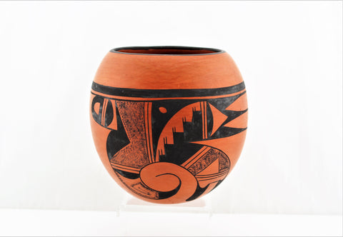 Evelyn Poolheco Hopi Tewa Pottery Bowl