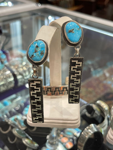 Tommy Jackson Sterling Overlay Bracelet and Earrings Set