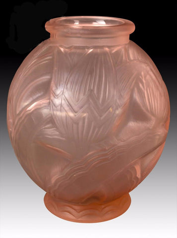 Pink  Art Glass Vase